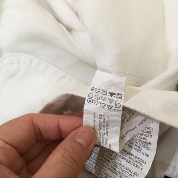 ZARA Into The Classic The RELAXED WORKER JEANS LIMITED EDITION White Size 0 - Picture 10 of 10